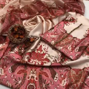 LULUSAR Silk 3PC Floral Digital Printed